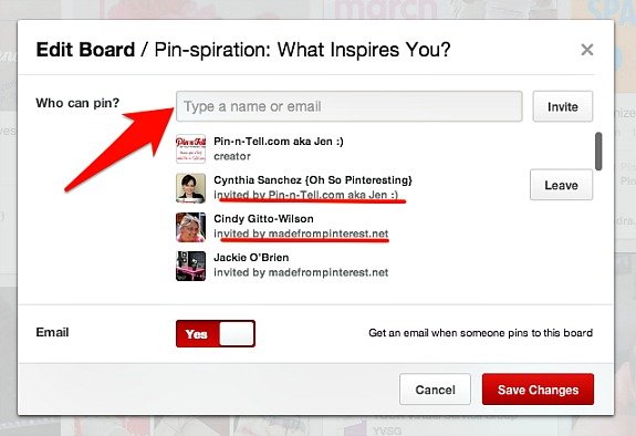 Invite Influencers to Contribute On Your Boards