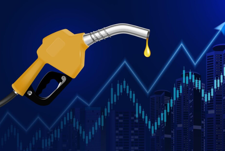 Oil prices rose while gas prices fell, each playing its part in the market dynamics.
