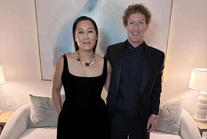 Mark Zuckerberg and Priscilla Chan together