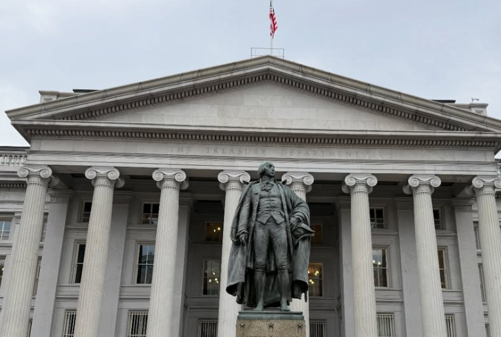 U.S. Treasury building exterior in Washington