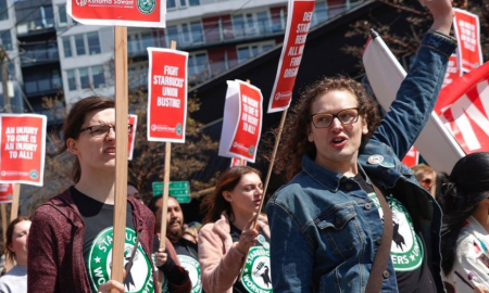 Starbucks Workers Strike Expands Across U.S. Cities